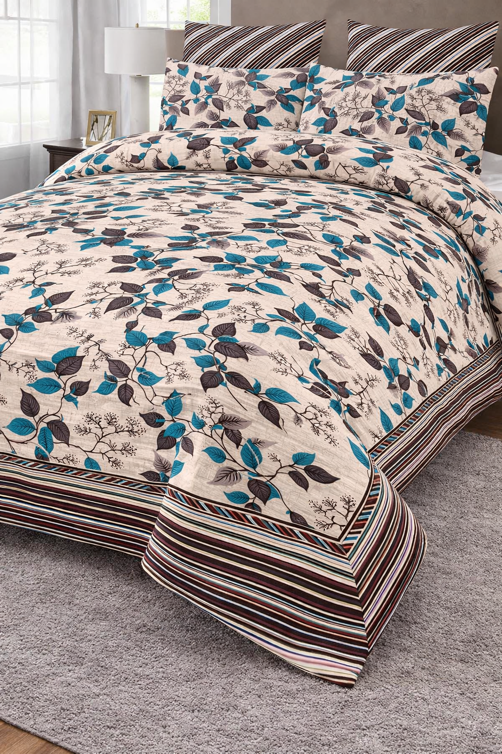 Everyday Comfort Floral Bedsheet Set